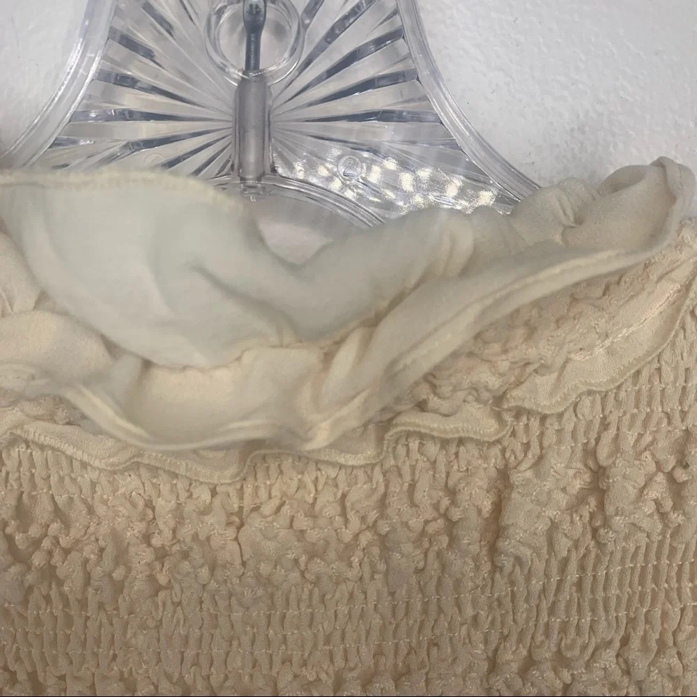 FREE PEOPLE Ruffle Me Up Sleeveless Prairie Top - Picture 16 of 16